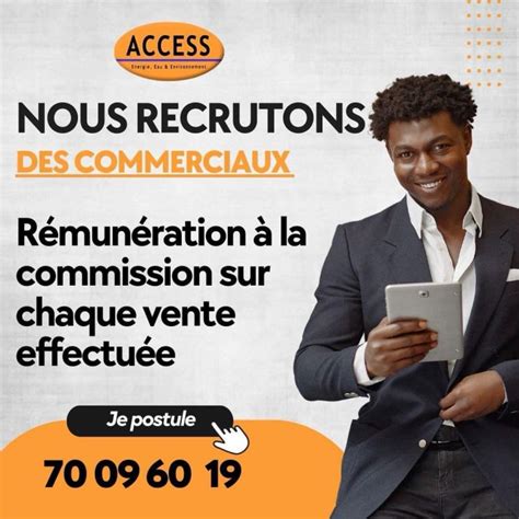 Access Recrute Commerciaux Hf Ya Bara Offres Demplois Et Stages