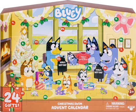 Bluey S Christmas Swim Advent Calendar This Very Festive Bluey