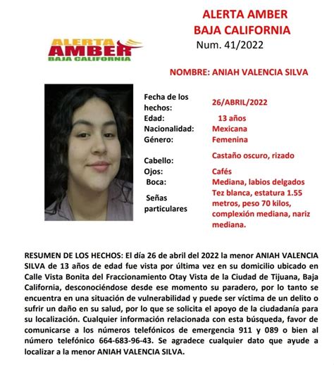 Activan Alertas Amber Y Pesquisa Para Buscar A Ni As Y Una Adolescente