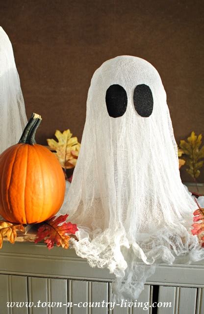 Best DIY Halloween Ghosts! - Town & Country Living