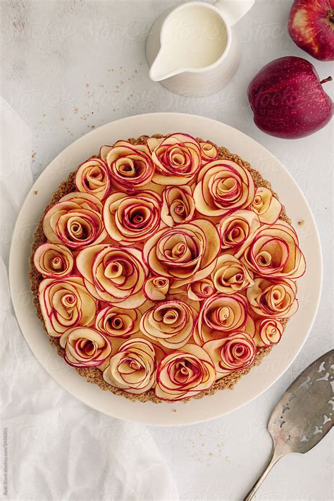 Apple Rose Tart By Stocksy Contributor Ruth Black Stocksy