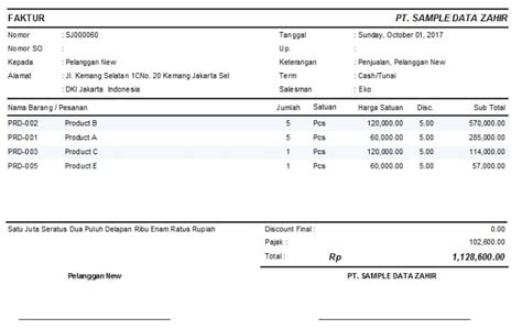 Contoh Nota Belanja Atk Contoh Nota Kontan Pembelian Atk Namun