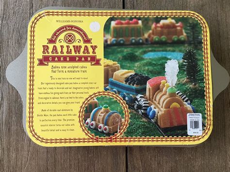 William Sonoma Nordic Ware Railway Train Cake Muffin Pan Free Image