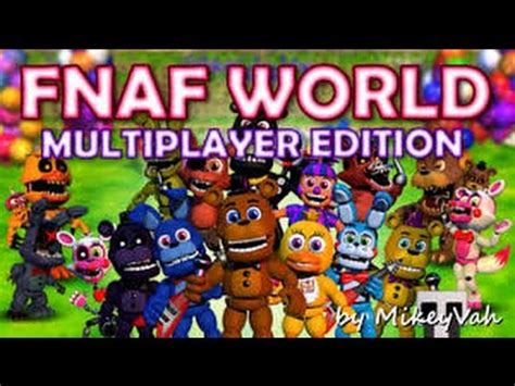 Fnaf World Multiplayer Leveling Up And Finding Characters Part 1 YouTube