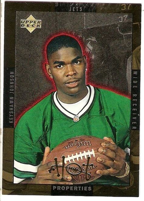 Keyshawn Johnson Terry Glenn Rookie 1996 Upper Deck Hot Properties Ht