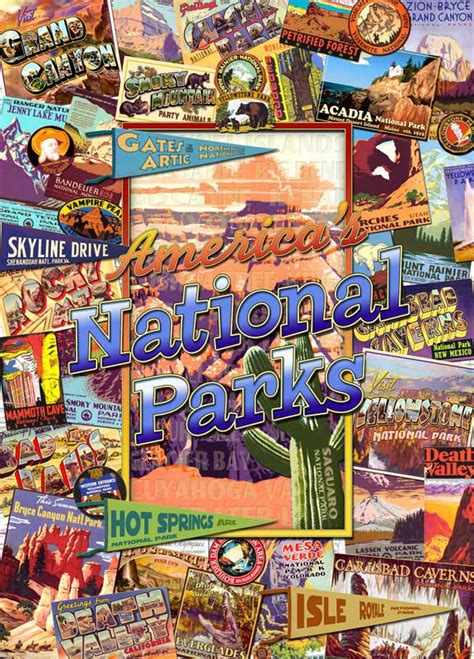 National Parks (Travel America), 1000 Pieces, MasterPieces | Serious ...