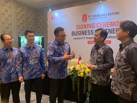 Pangan Lestari Gandeng Mitsui Jepang Untuk Perkuat Jaringan Bisnis