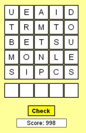 Scrambled Word Game Instructions - Rules For Online Scrambled Word