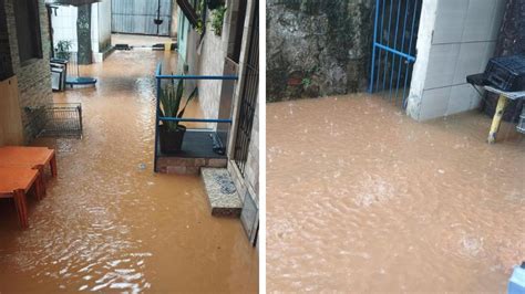 V Deo Ap S Forte Chuva Moradores Ficam Ilhados No Ogunj