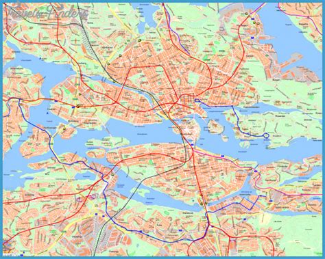 Sweden Subway Map - TravelsFinders.Com