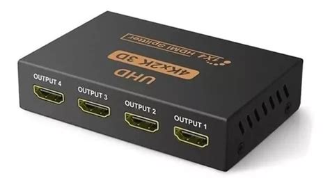 Splitter Hdmi X K Uhd K Full Hd D C Fuente Pantallas Mercadolibre