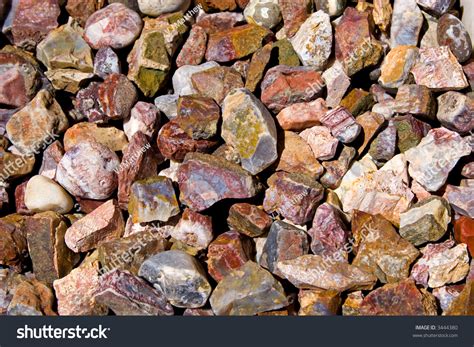 Rock Fragments Gathered Geologically Rich Area Stock Photo 3444380