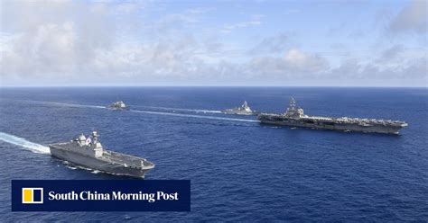 South Korea Us Stage Rare Drills With Aircraft Carrier Amid North