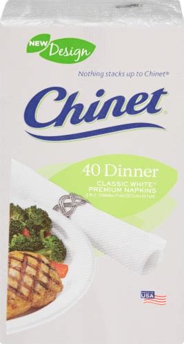 Chinet Premium Dinner Paper Napkins, 40 ct - Harris Teeter