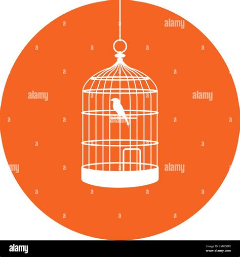 Bird Cage Icon Vector Illustration Design Template Stock Vector Image