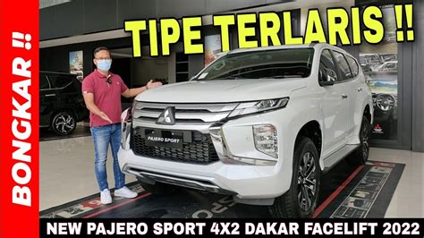 Bongkar Mitsubishi New Pajero Sport Dakar 4x2 Facelift 2022 Non