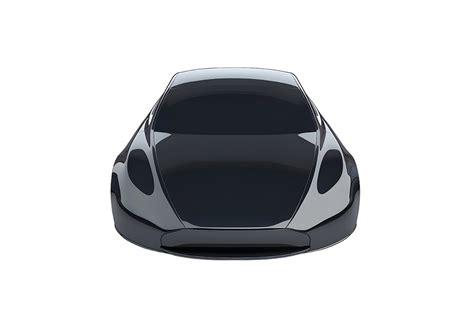 Black Sports Car with Sleek Design Isolated on a transparent background ...