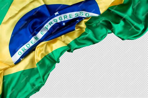 Bandeira Do Brasil Com Fundo Transparente Png Psd Premium