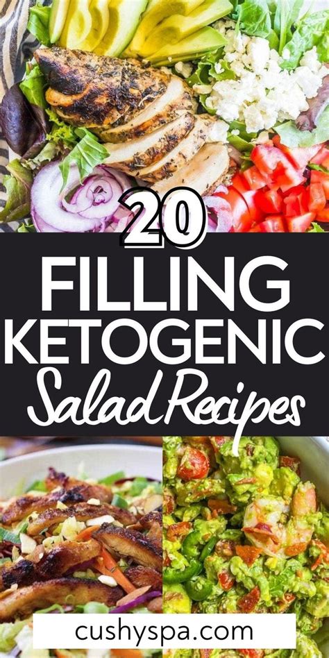 20 Keto Salad Recipes For A Delicious Lunch Ketogenic Salads Keto Diet Recipes Keto Recipes Easy