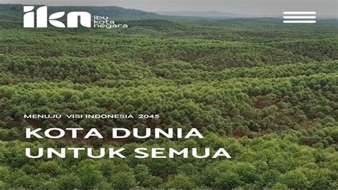 Pembangunan Ikn Nusantara Usung Konsep Future Smart Forest City Of