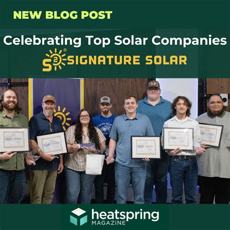 Celebrating Top Solar Companies: Signature Solar - HeatSpring Magazine