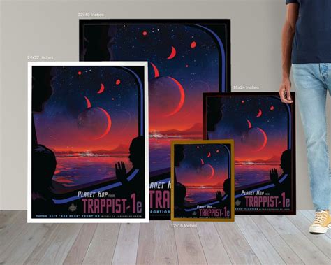 Trappist 1e Giclée Nasa Poster Visions Of The Future Poster Space