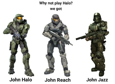 The three Johns : r/HaloMemes