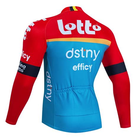 Maillot vélo hiver pro LOTTO Dstny 2023 Tenuevelo