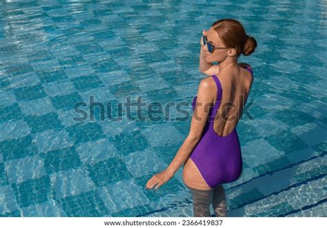 Elegant Sexy Woman White Bikini On Stock Photo 2366419837 Shutterstock