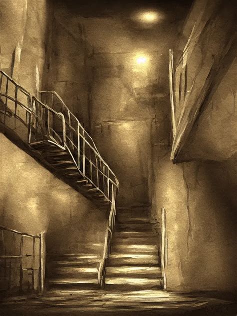 Dark Staircase Down