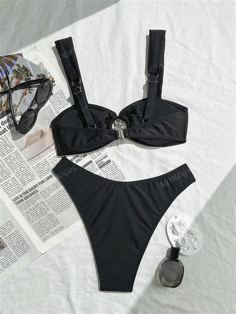 Conjunto De Mai Bikini Acess Rio De Concha Fofa De Cor S Lida Para Mulheres Para F Rias