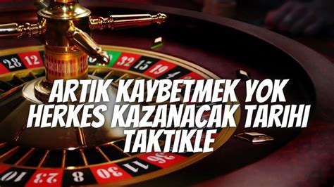 Canlı Rulet Artık Kaybetmek Yok Herkes Kazanacak Tarihi Taktikle