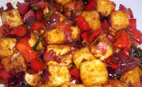 Chilli Paneer Indian Vegetarian Recipes