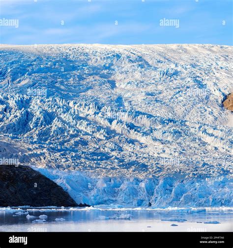 Brueckner Glacier Landscape In The Johan Petersen Fjord A Branch Of