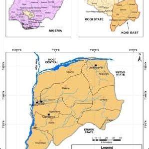 Geological map of Kogi East Source: Department of Geography, Kogi State ...