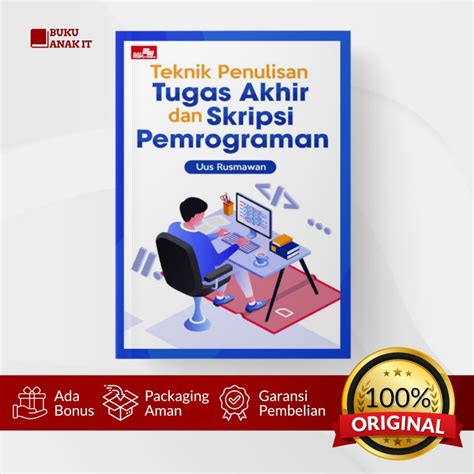 Jual Buku Teknik Penulisan Tugas Akhir Dan Skripsi Pemrograman Shopee