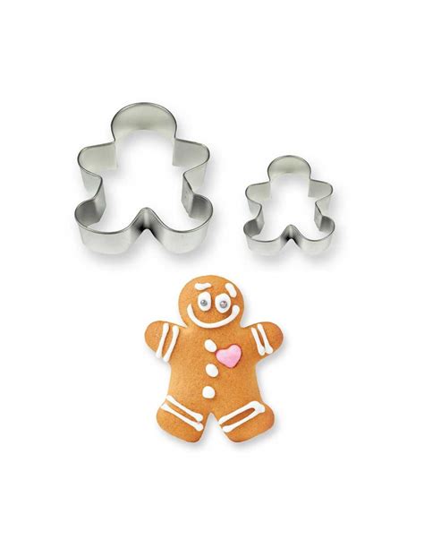 Bestel Cookies Cake Gingerbread Man Cutters Set 2 Bij Cake Bake Love