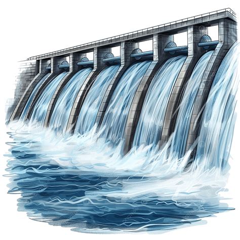 Drawing Water Dam