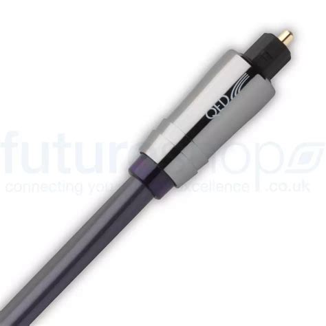 QED Performance Toslink Digital Optical Audio Cable Graphite