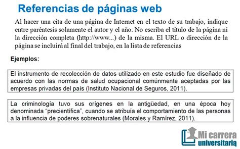 Ejemplos De Como Citar Paginas Web Con Normas Apa Opciones De Ejemplo Images