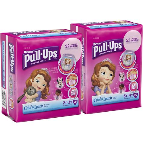 Huggies Pull-Ups Training Pants Night Time Glow In The Dark 2T-3T - 23 ...
