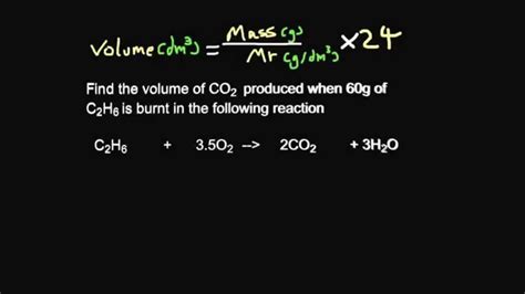 GCSE - Chemistry - Gases and calculating volumes - Edexcel Further ...