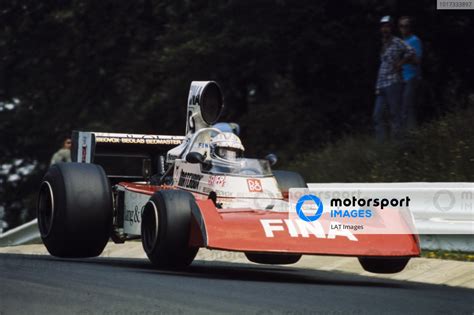 Jochen Mass Surtees Ts Ford Gets All Four Wheels Off The Track