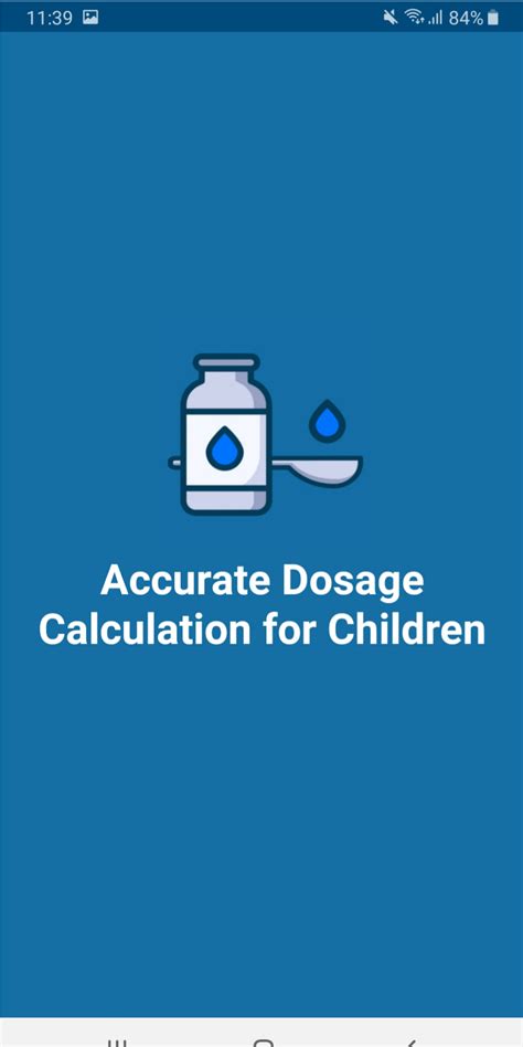 Android I In Pediatric Dose Calculator Ndir