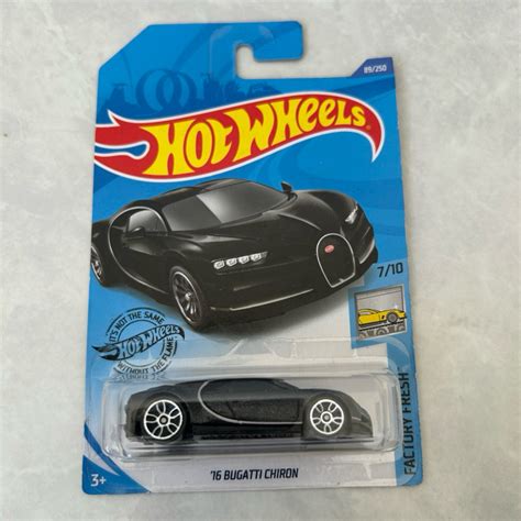 Jual Hot Wheels Hotwheels Bugatti Chiron Hitam Shopee Indonesia