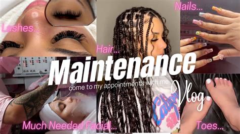 MAINTENANCE VLOG Come To My Appointments With Me To Get My Hair