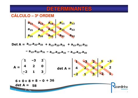 Matrizes Determinantes Sistemaslineares