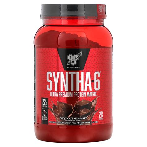 Bsn Syntha 6 Whey Protein Chocolate Milkshake 291 Lb 22 G Of Ultra Premium Protein Dr