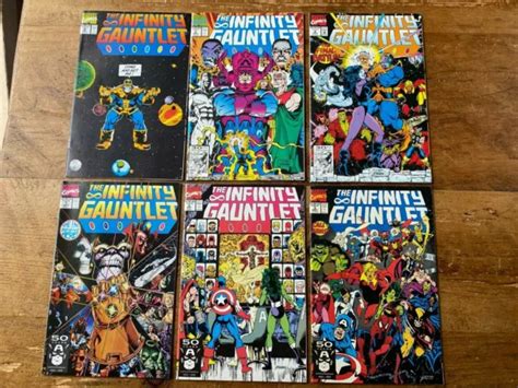 Infinity Gauntlet Marvel Comics Ensemble Complet Thanos Q