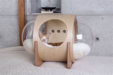 Spaceship Cat Beds For A Stellar Feline Astronaut Tiny Partments